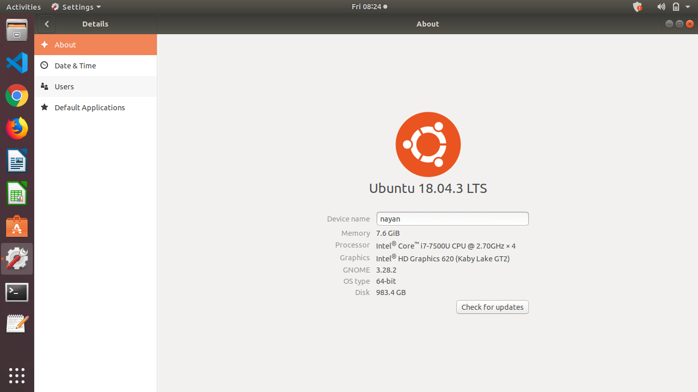 How to check the version of Ubuntu